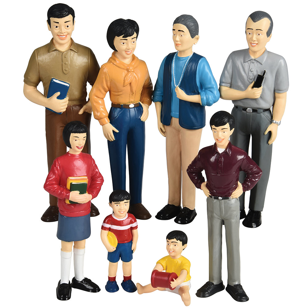 Asian Pretend Play Family Figures