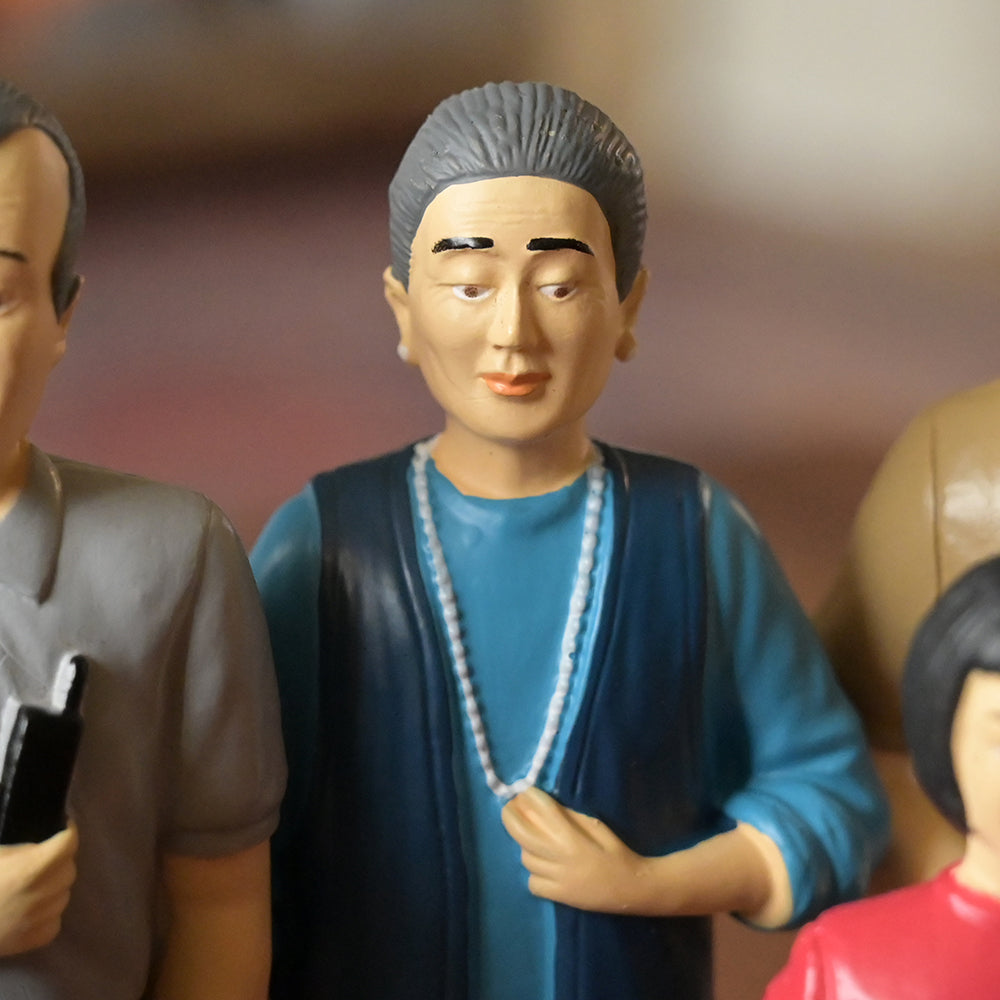 Close-up of Asian Grandma Figure
