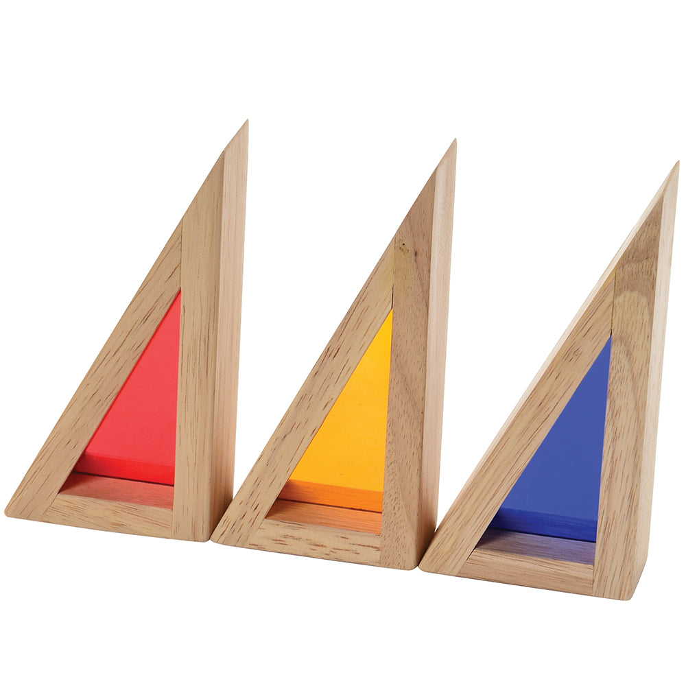 Three Colors of Triangle Blocks