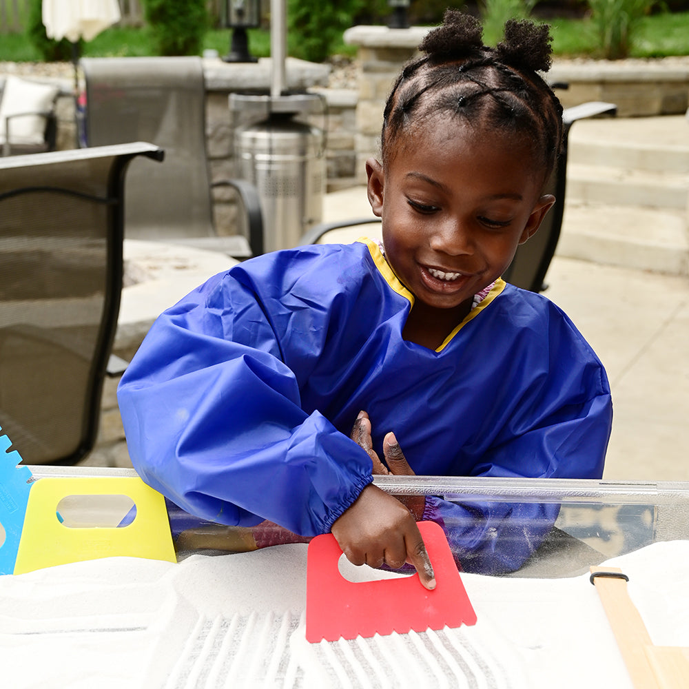 Sensory Exploration with Multi-Use Paint Scrapers