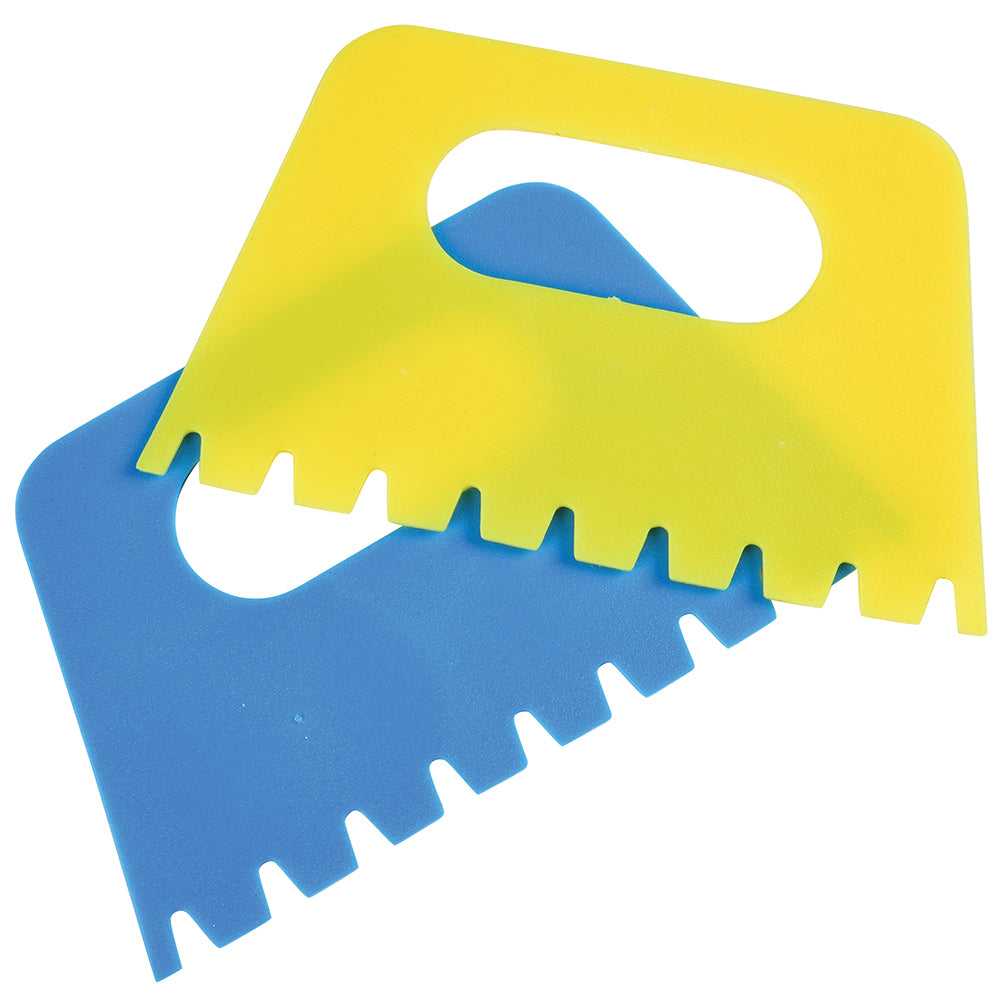Yellow & Blue Scrapers