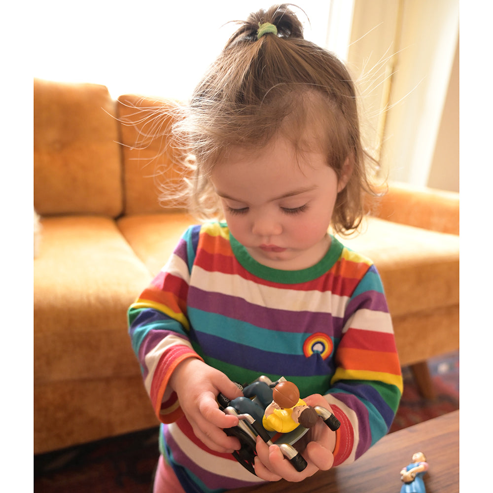 Toddler Playing with Inclusive Friends with Diverse Abilities Vinyl Figure