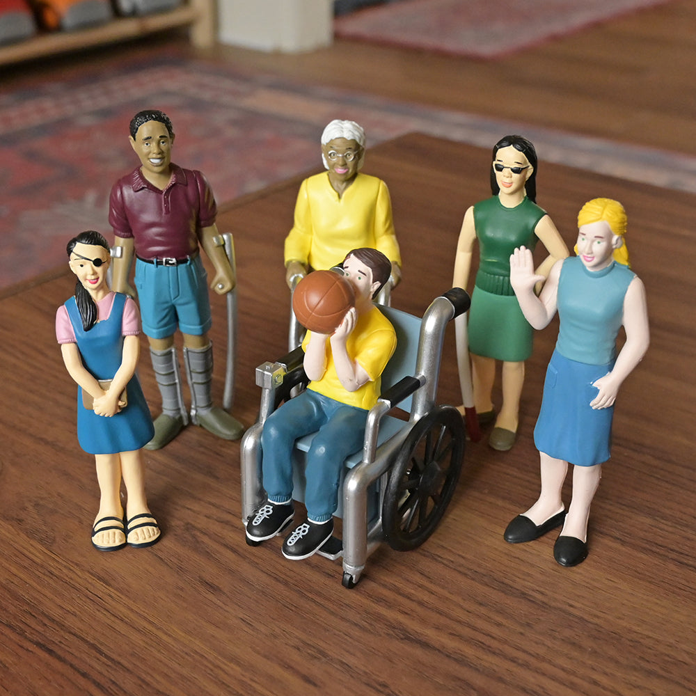 Inclusive Friends with Diverse Abilities Vinyl Figure Set