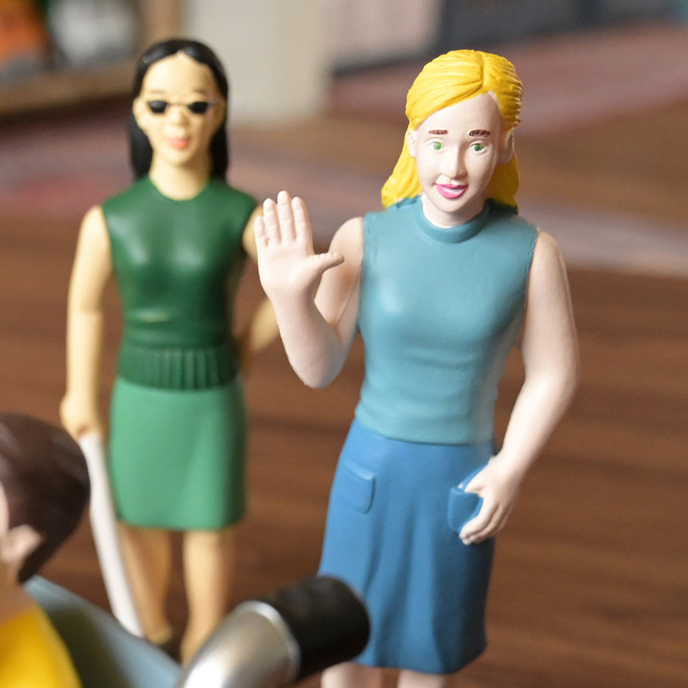 Close-up Shot of Inclusive Friends with Diverse Abilities Vinyl Figure Set