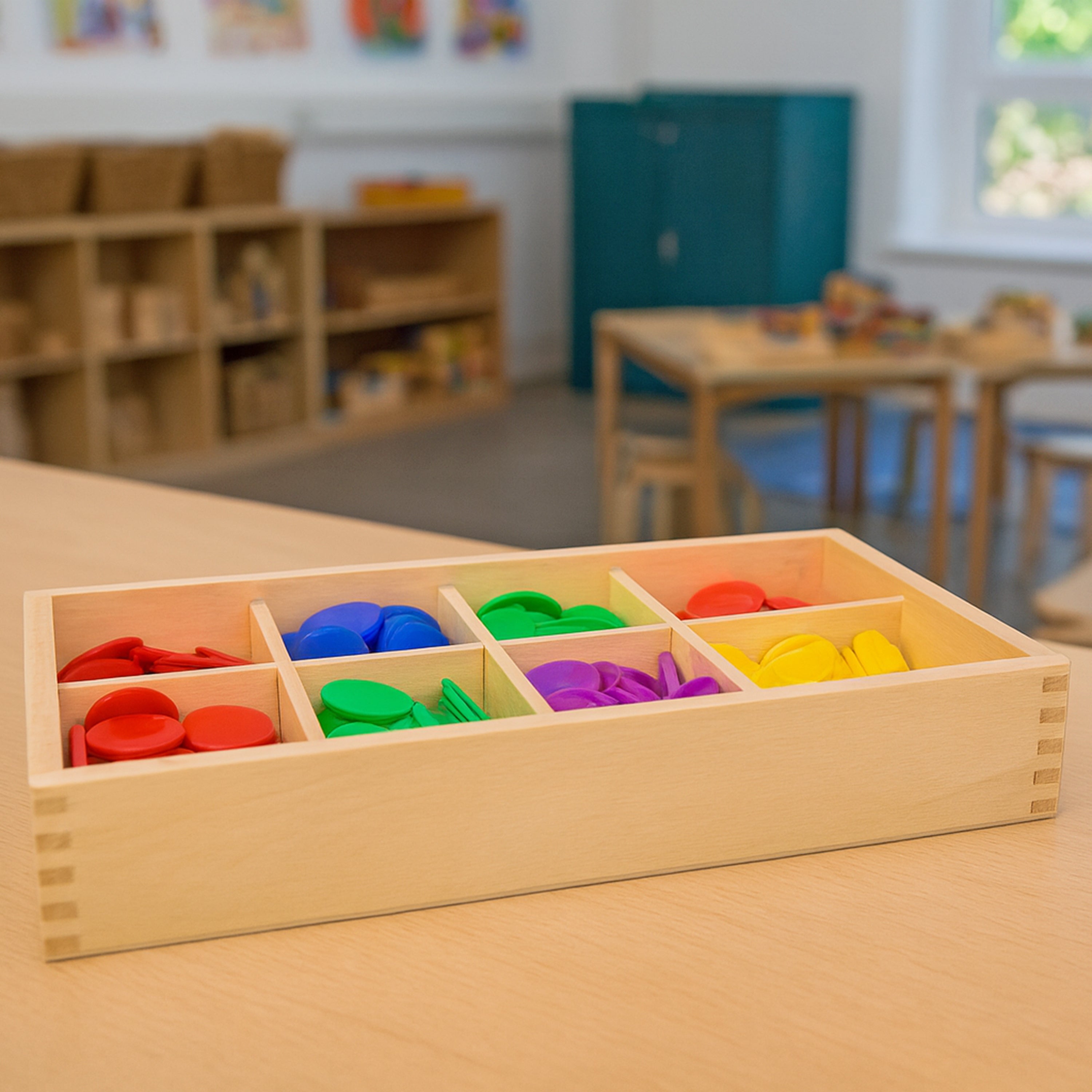 Wood Sorting Box