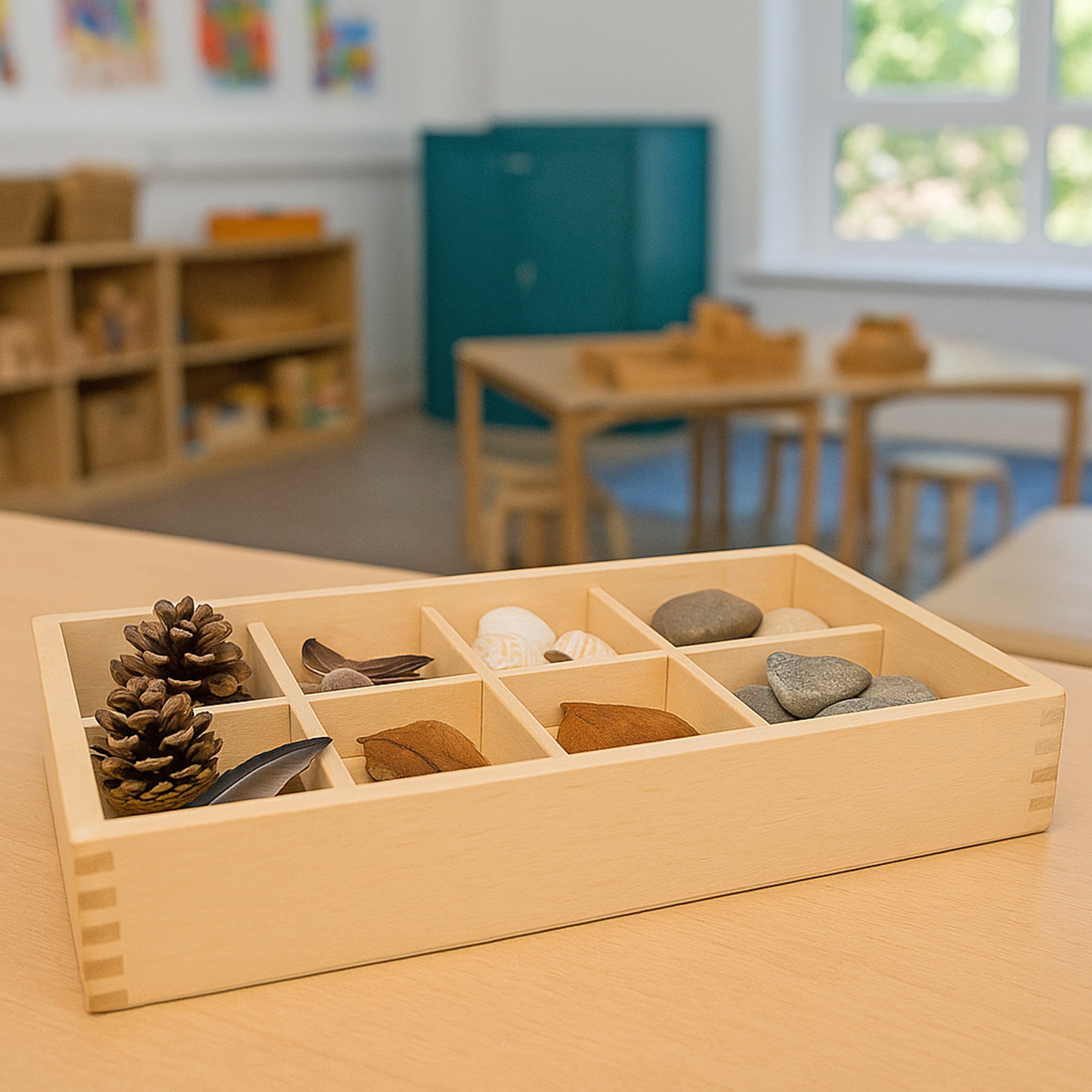 Wood Sorting Box