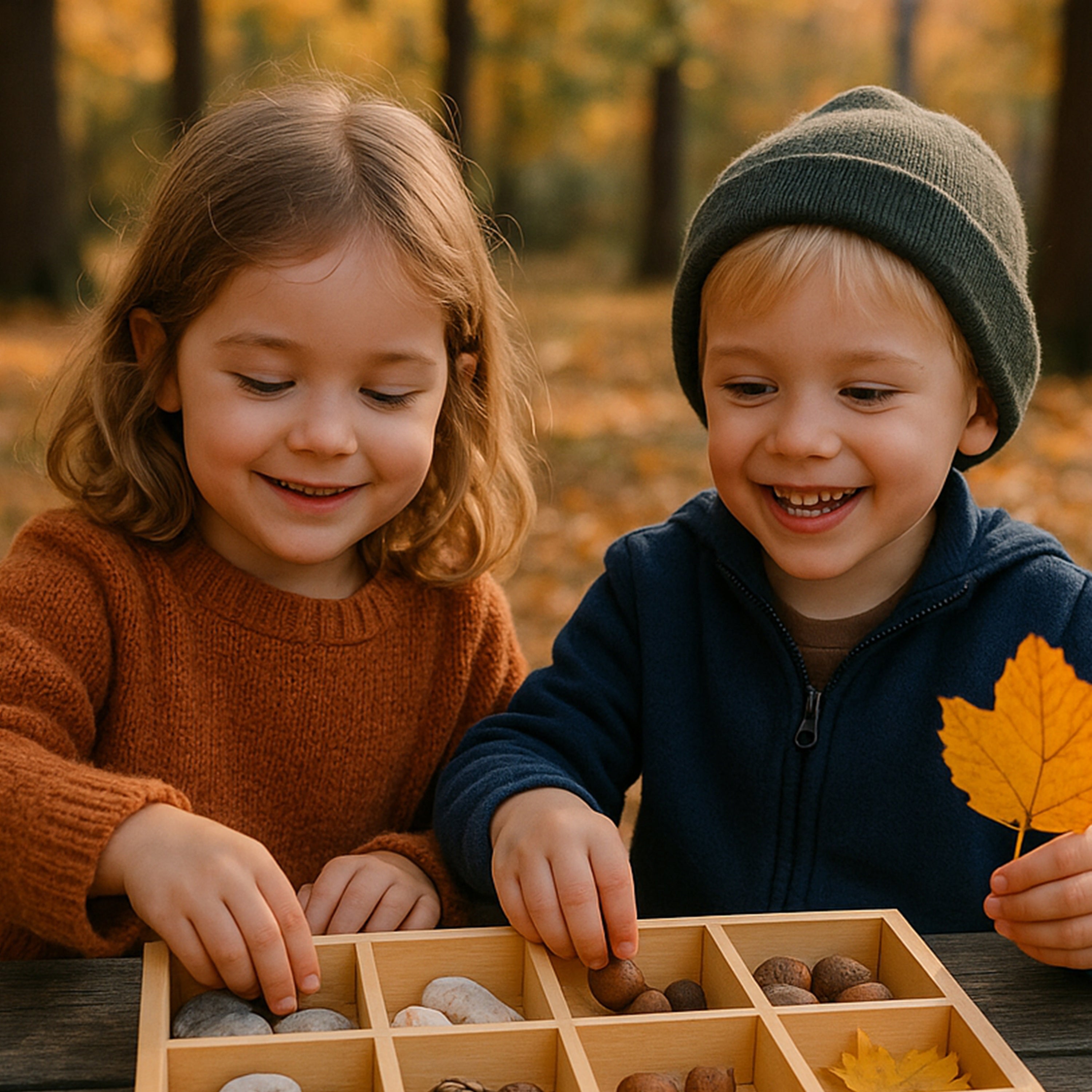 Wood Sorting Box