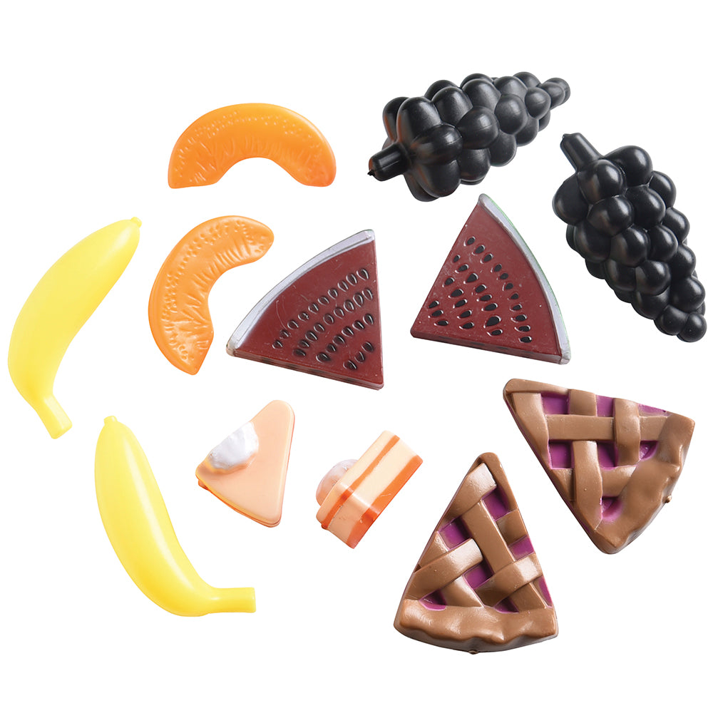 Bargain-Buffet Mini Foods | 130-Piece Realistic Play Food Set