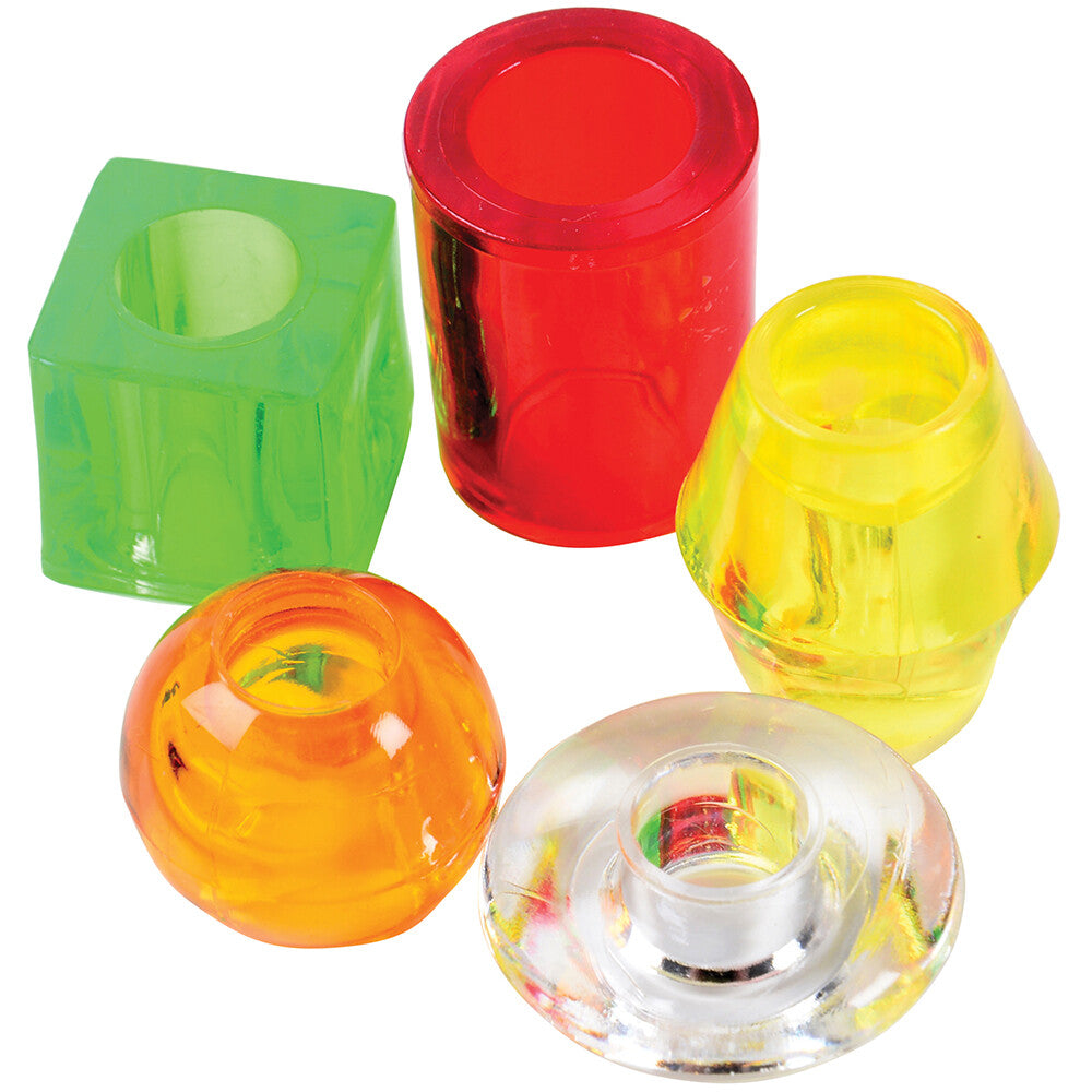 Five Differently Shaped Beads