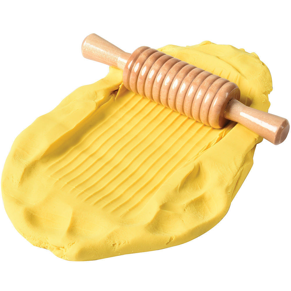 Making Impressions in Clay with Dough Roller