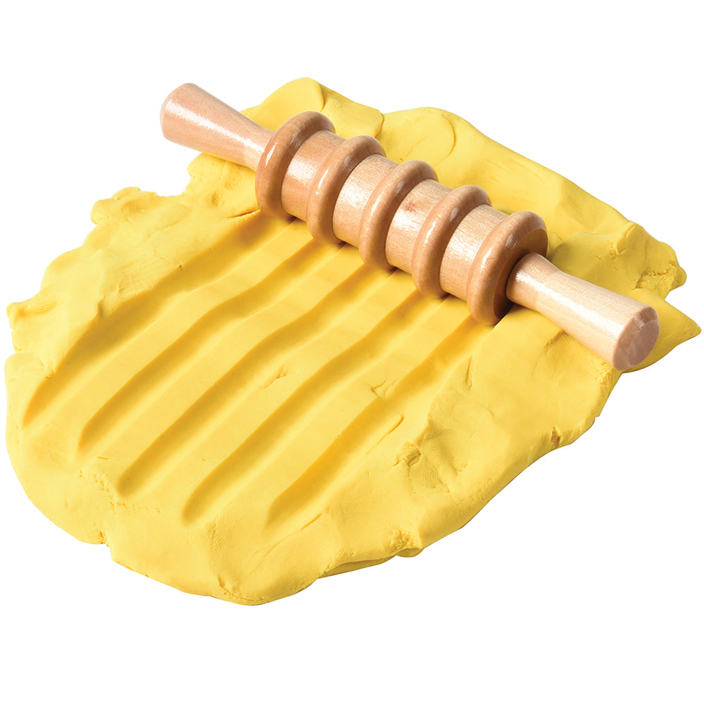 Making Impressions in Clay with Dough Roller