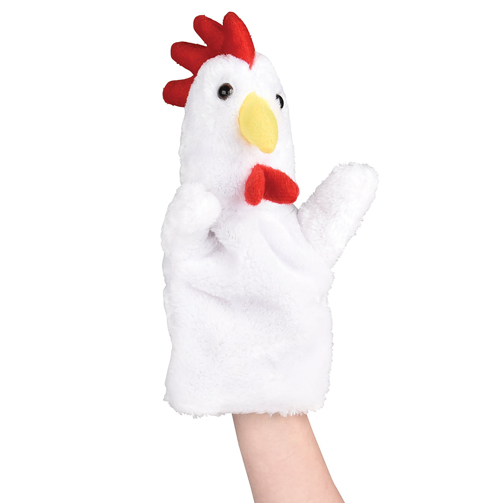 Farm Animal Plush Puppet - Rooster