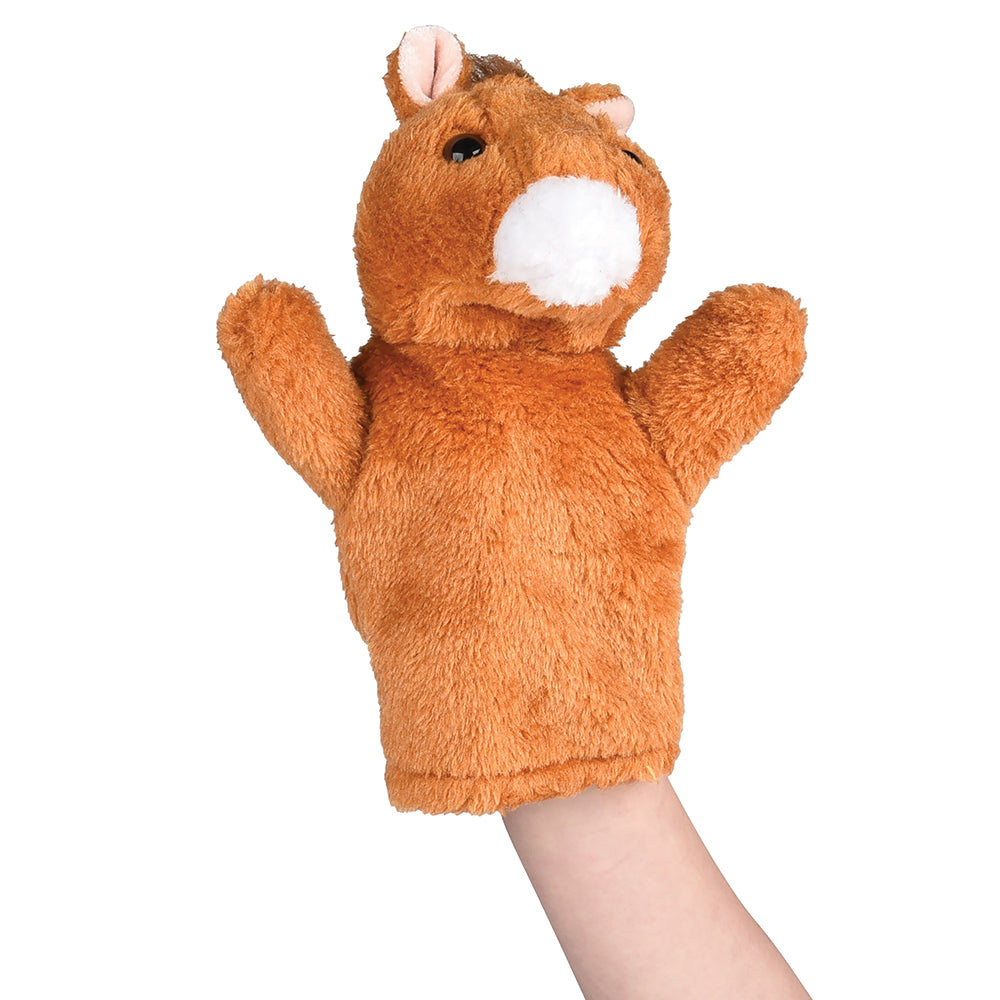 Farm Animal Plush Puppet - Horse