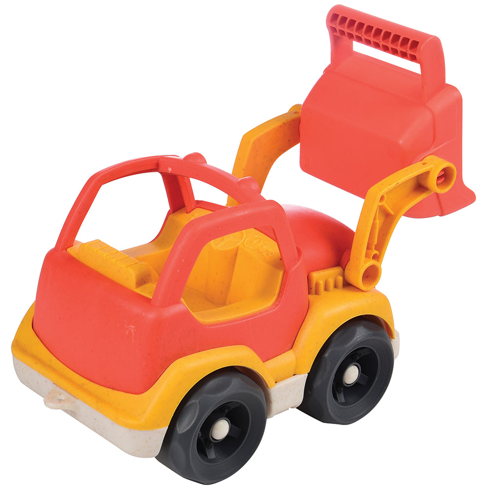 Back view of Eco-Friendly Front Loader Toy