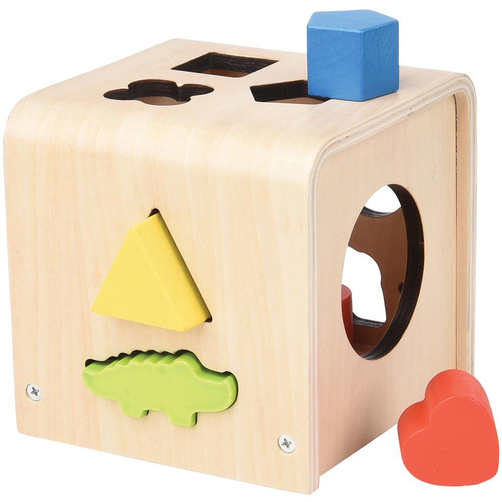 Shape and Animal Cutouts in Sorting Box