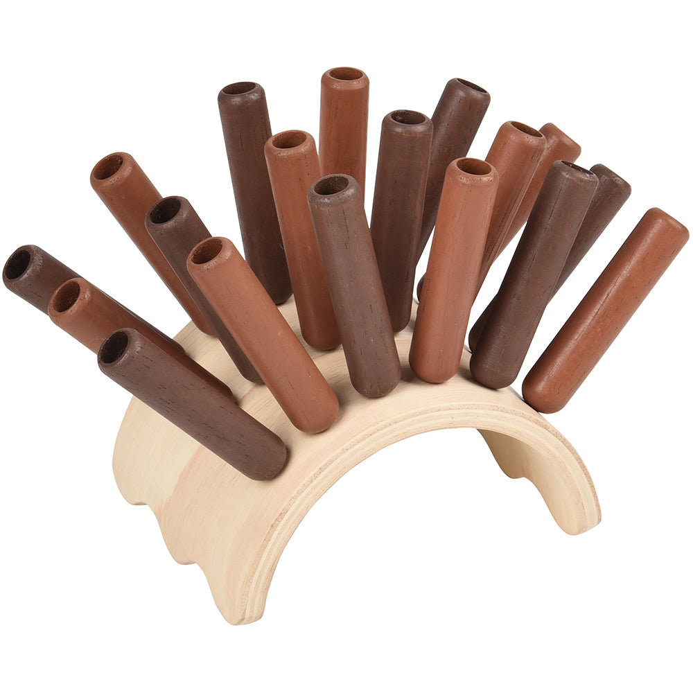 Eco-Friendly Wooden Jiggle Sticks | Sensory Play for Ages 12 Months+