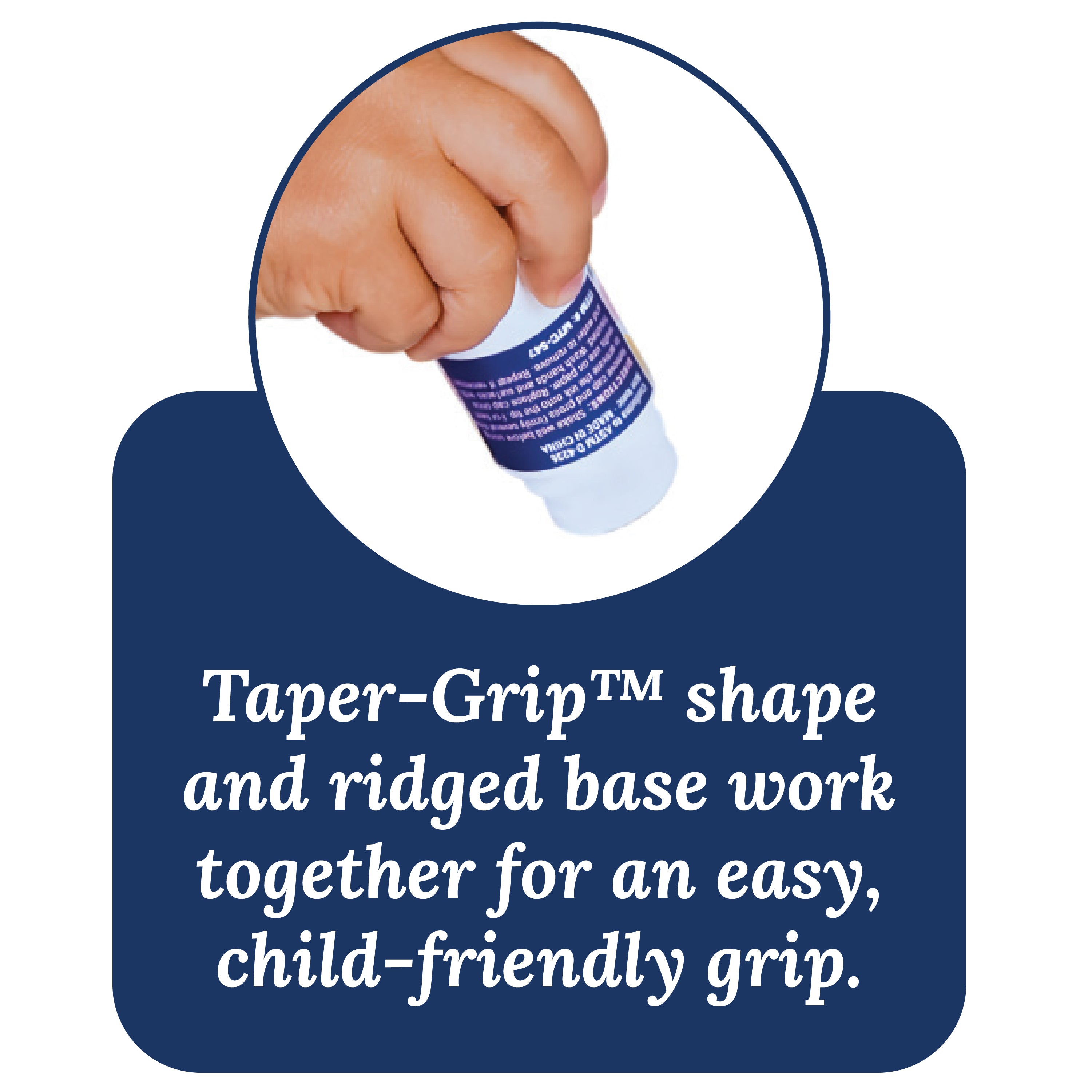 Taper-Grip™ Dot Markers | Washable Easy-Grip Paint Daubers for Preschool Art, Fine Motor Development & Early Learning