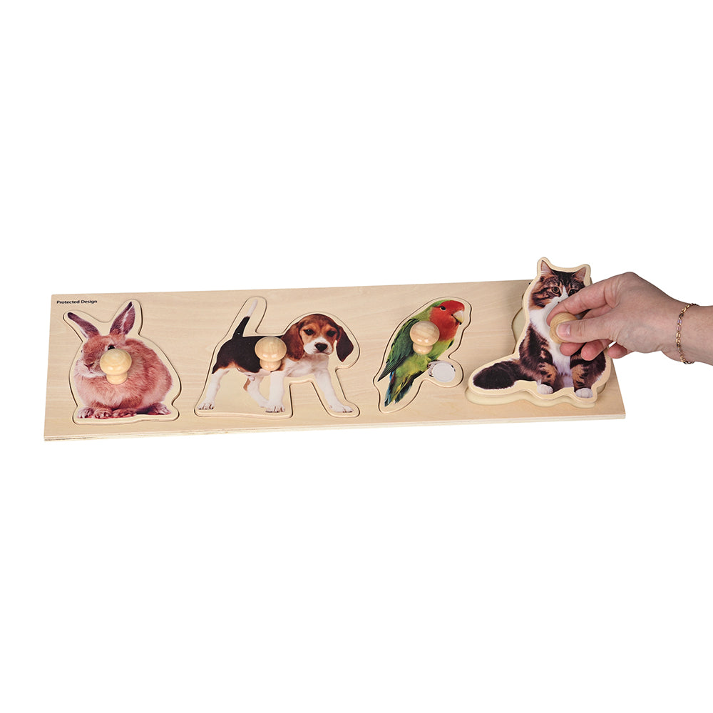 Extra Wide Knobbed Puzzle - Pets