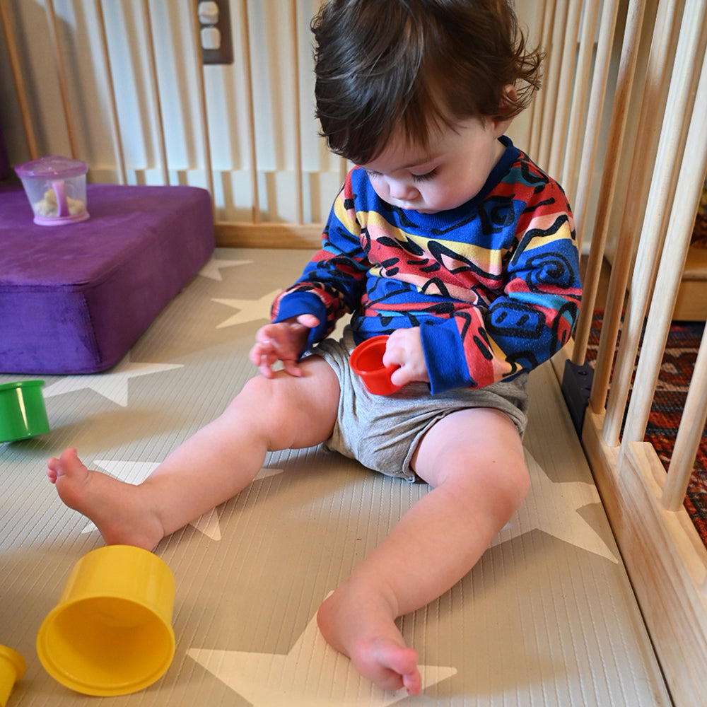 Toddler Exploring Nesting Cup