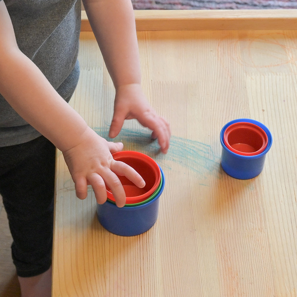 Colorful Cups Nested Together