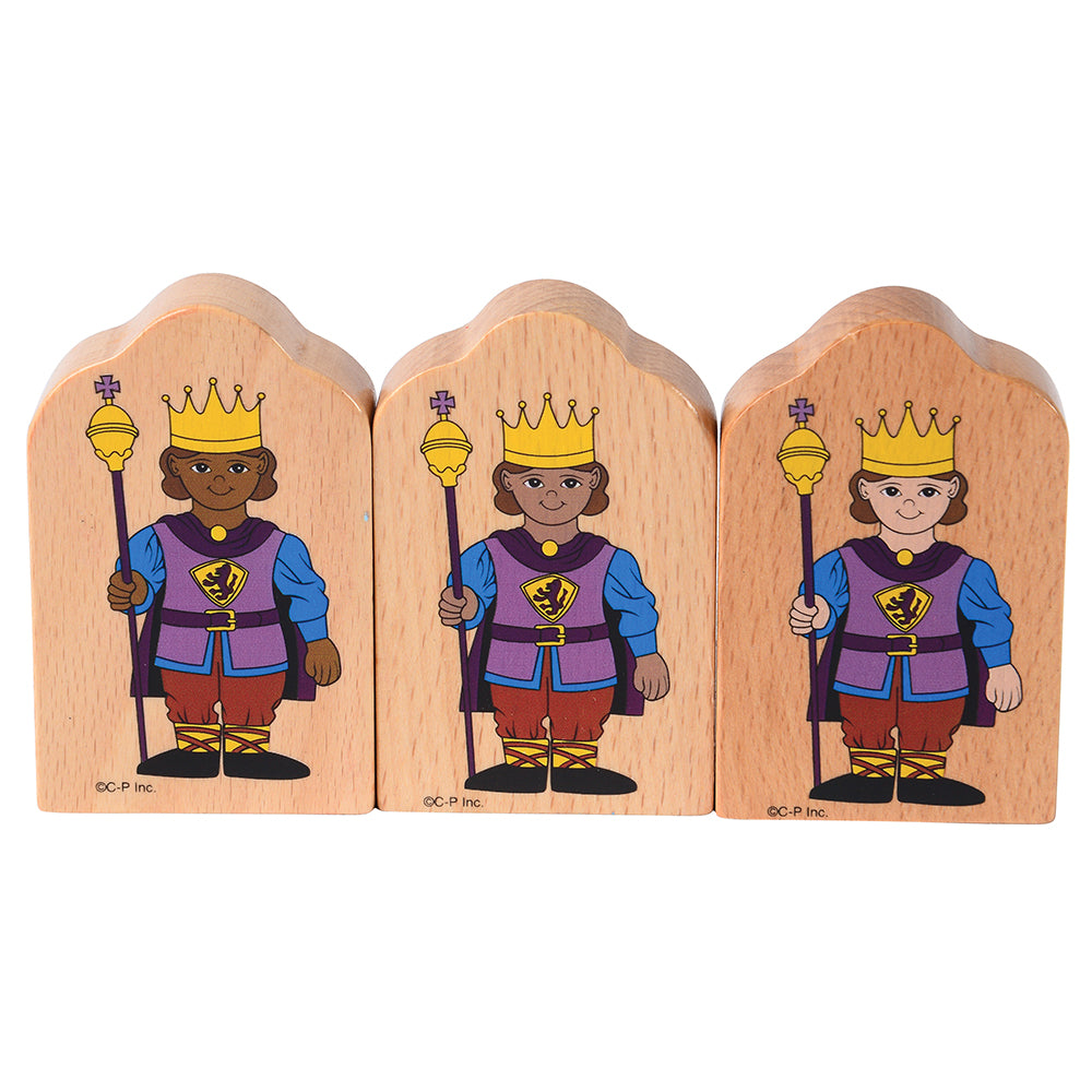 Multi-Ethnic Royal Guards Wooden Block Figures
