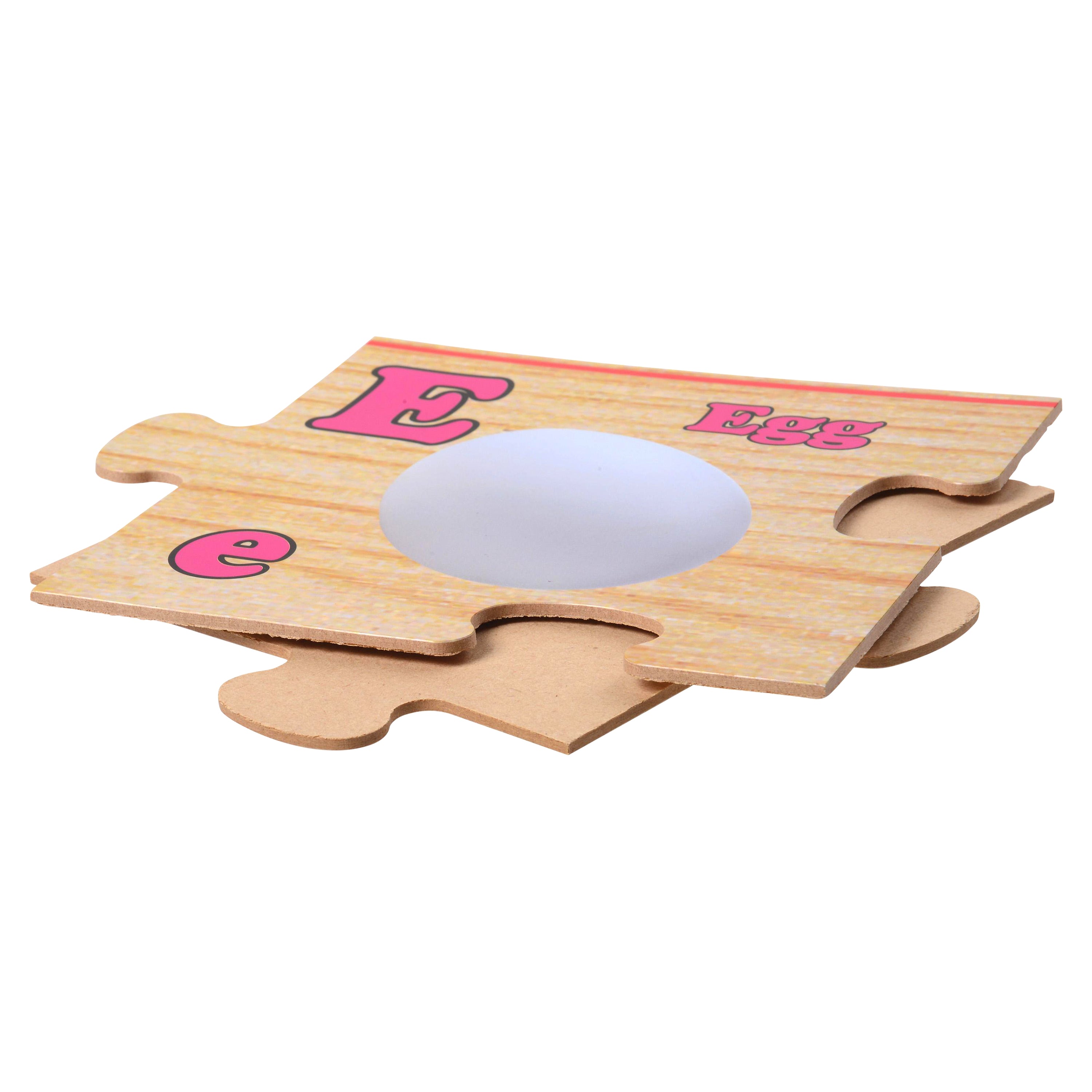 Wooden Alphabet Floor Puzzle | 26-Piece Educational Puzzle with Real Photos
