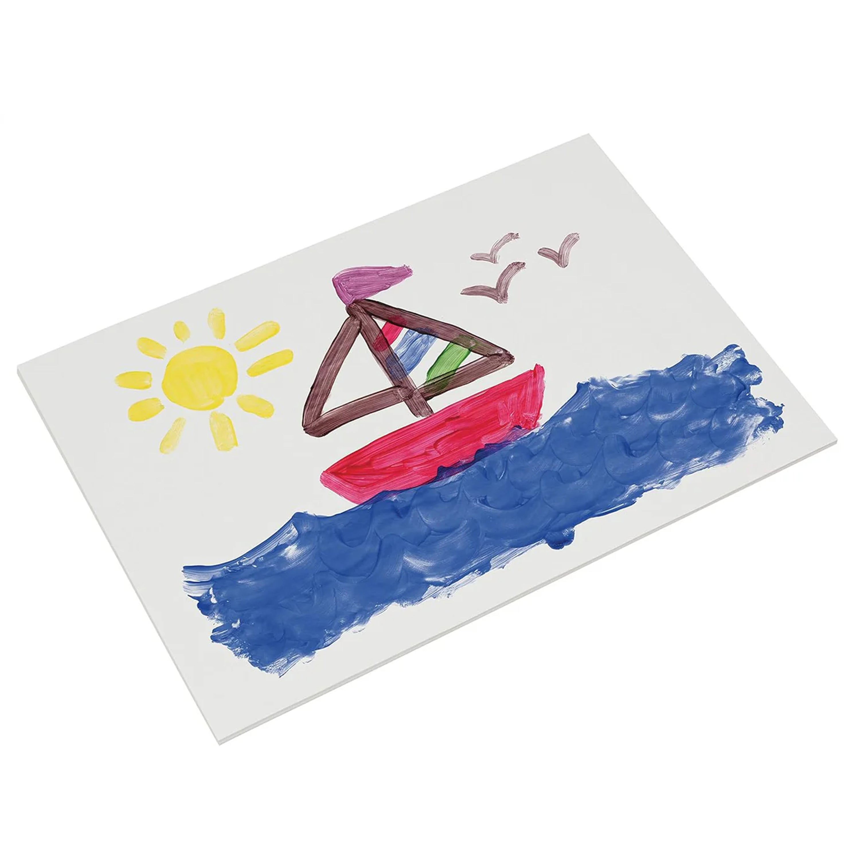 Glossy Finger Paint Paper - 100 Sheets