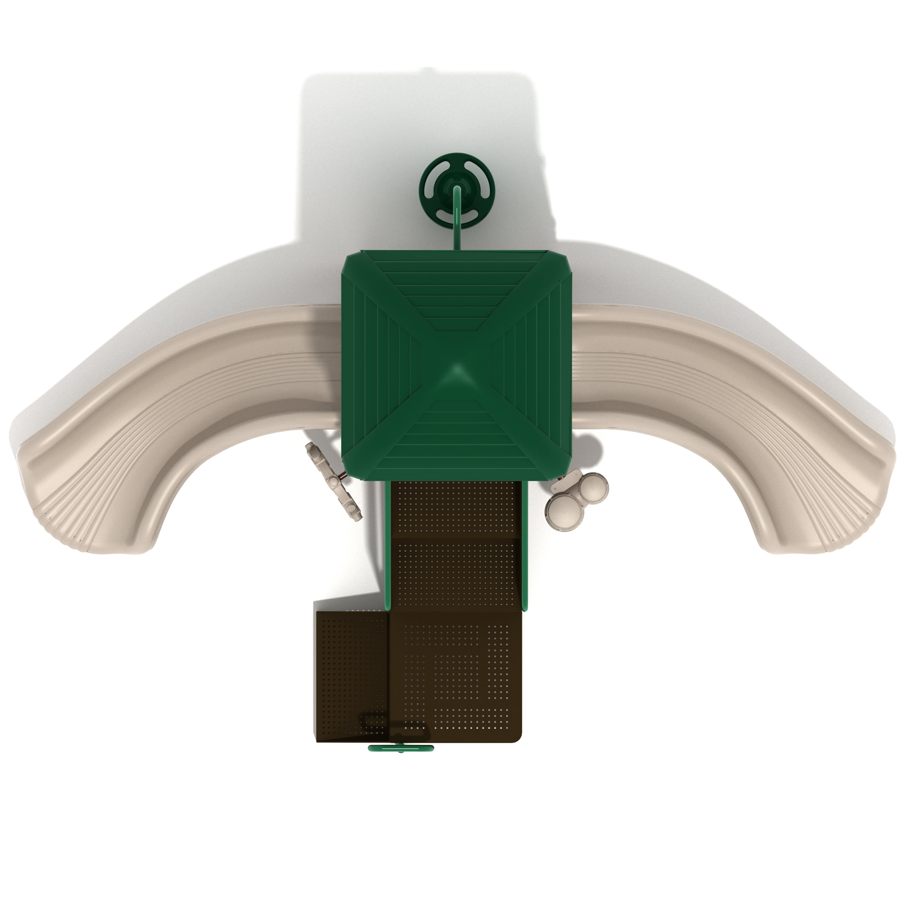 Top view of playground structure