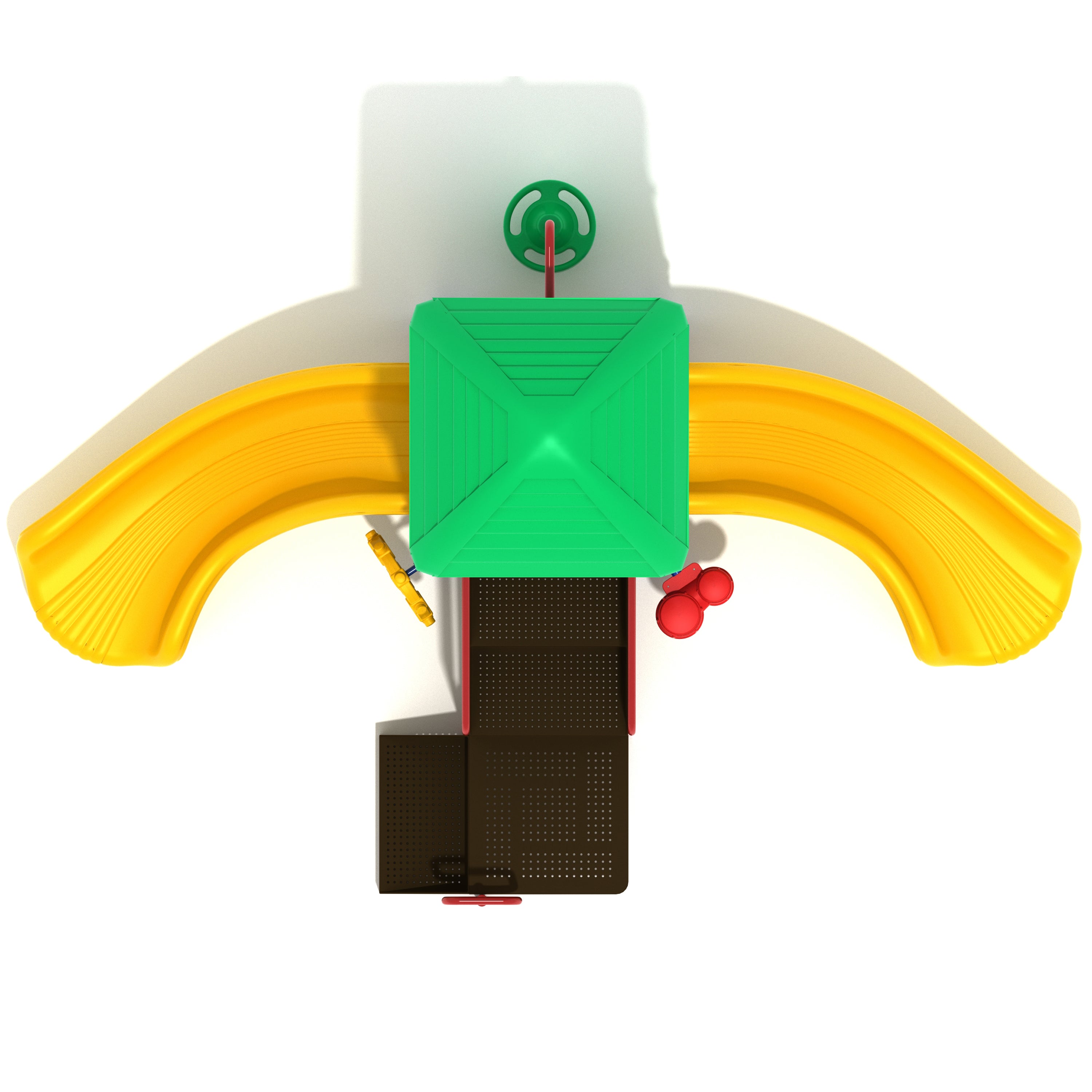 Top view of playground structure