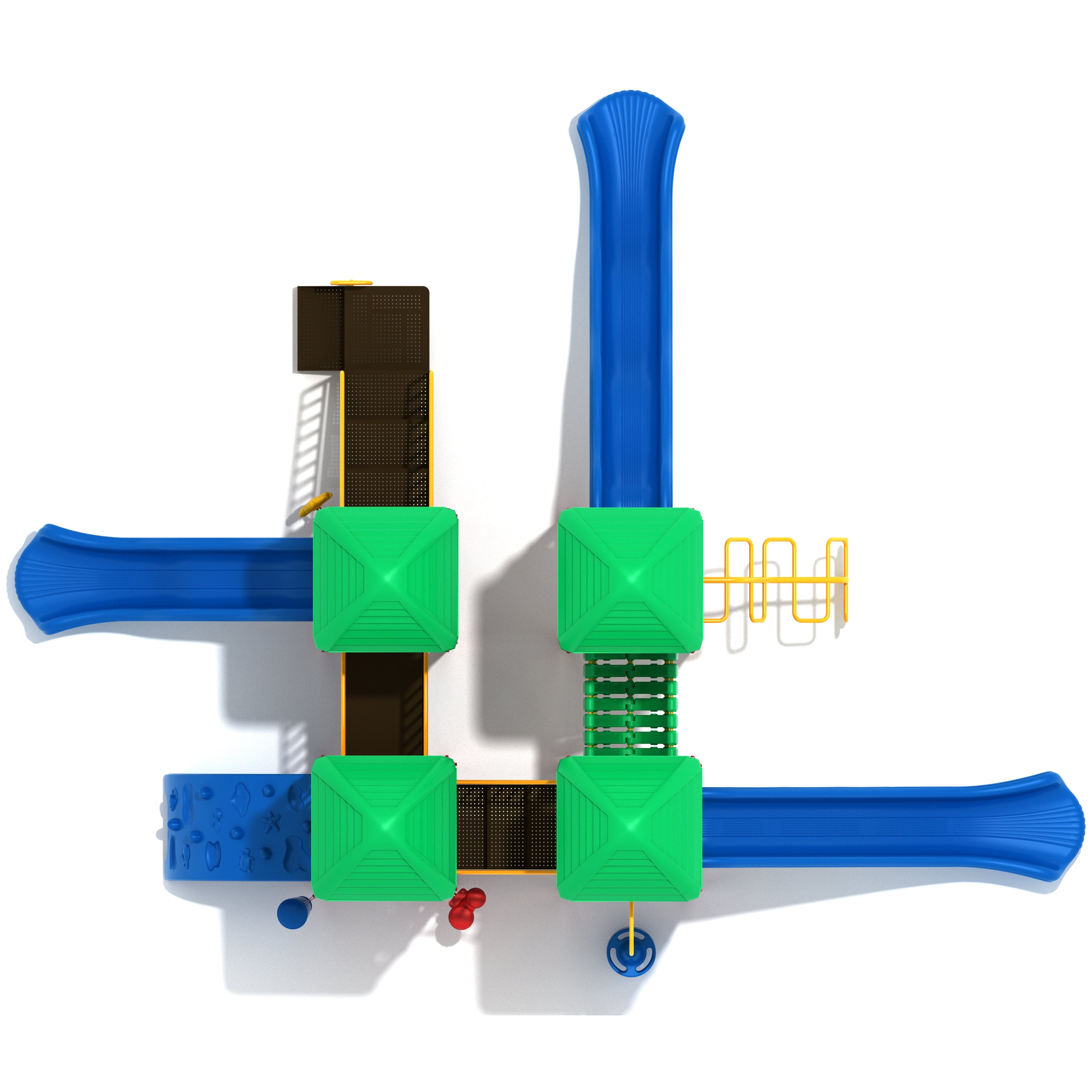 top view of playground structure