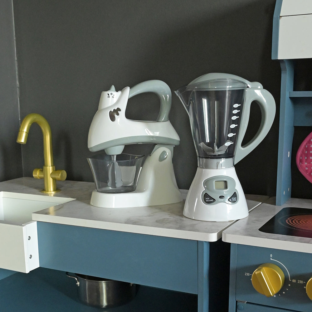 Pretend Mixer & Blender in Toy Kitchen