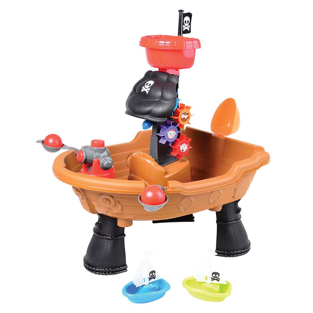 Pirate Ship Water Table | Interactive Water Play with Cannon, Catapult & Water Wheels