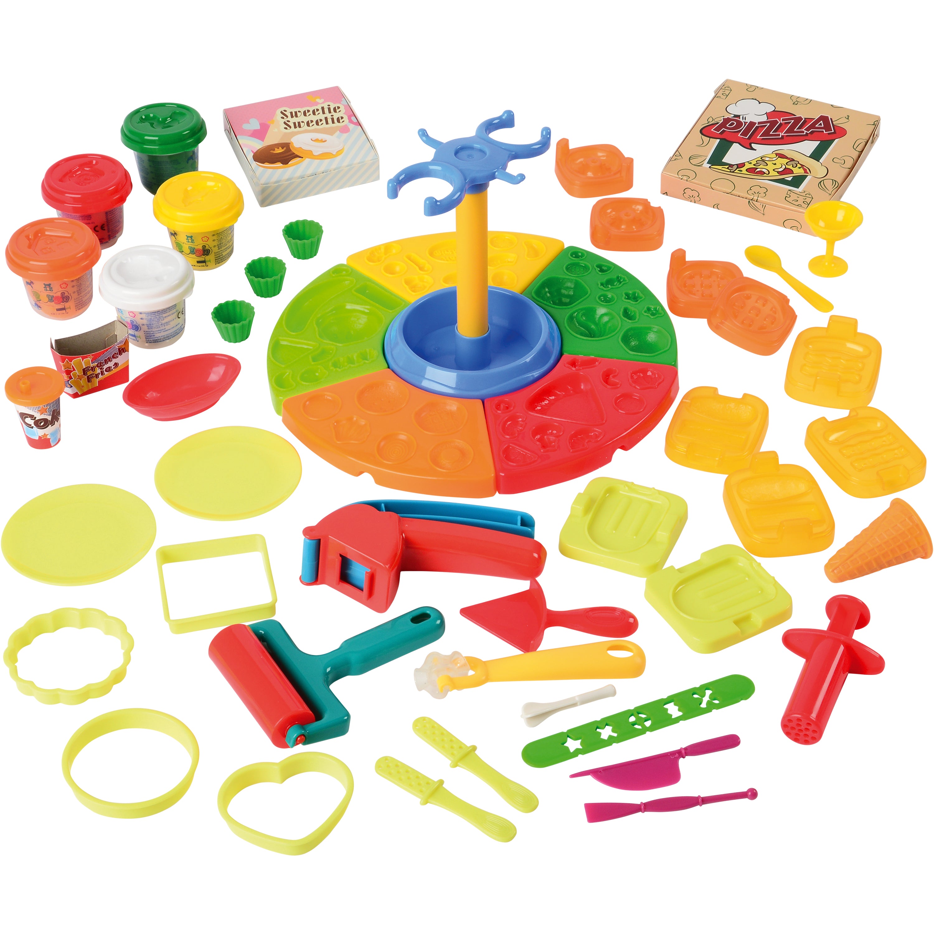 Play Food Dough Set - 50 Pieces