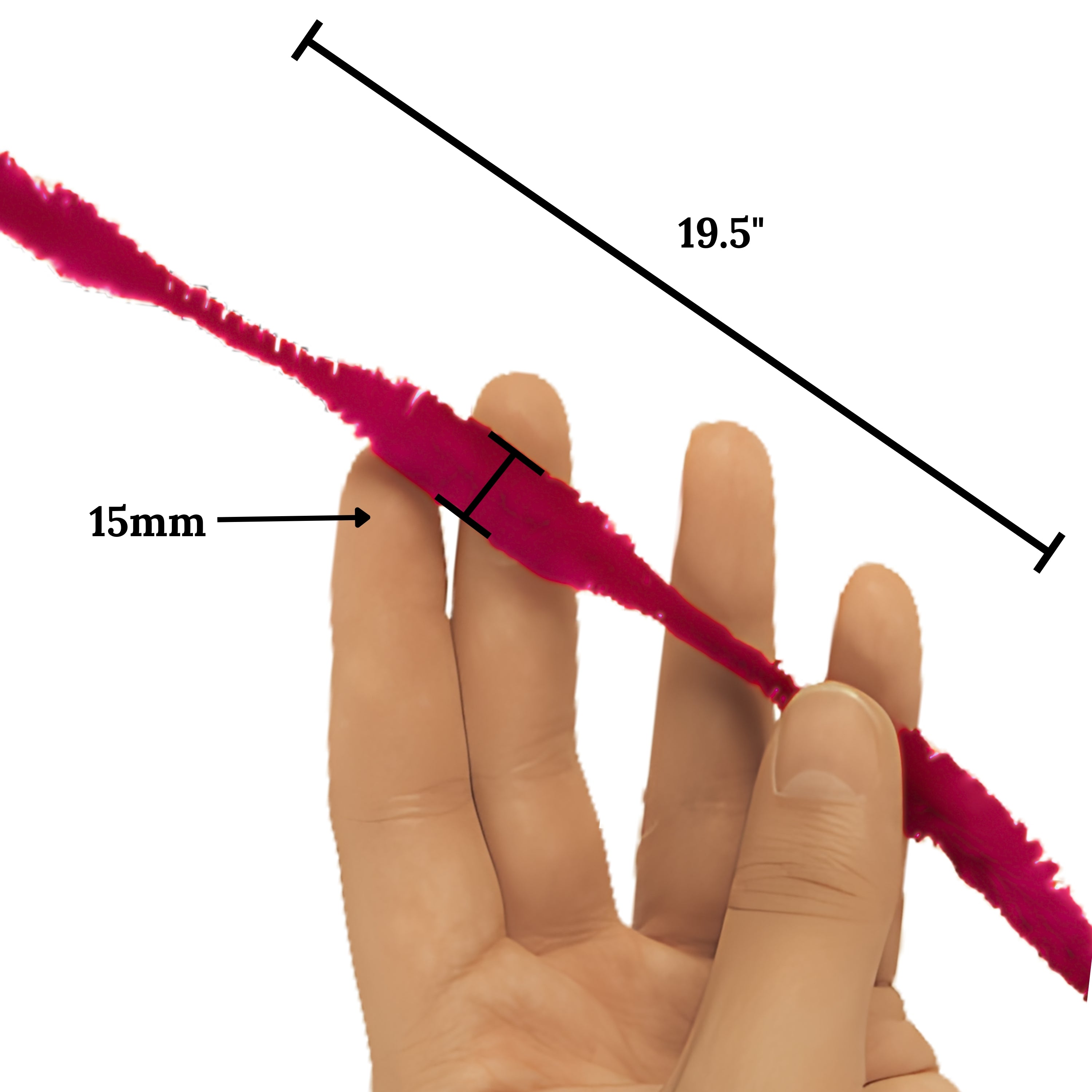 Colossal Bump Stems – Jumbo 19.5" Chenille Craft Sticks | 50-Pack in Assorted Colors