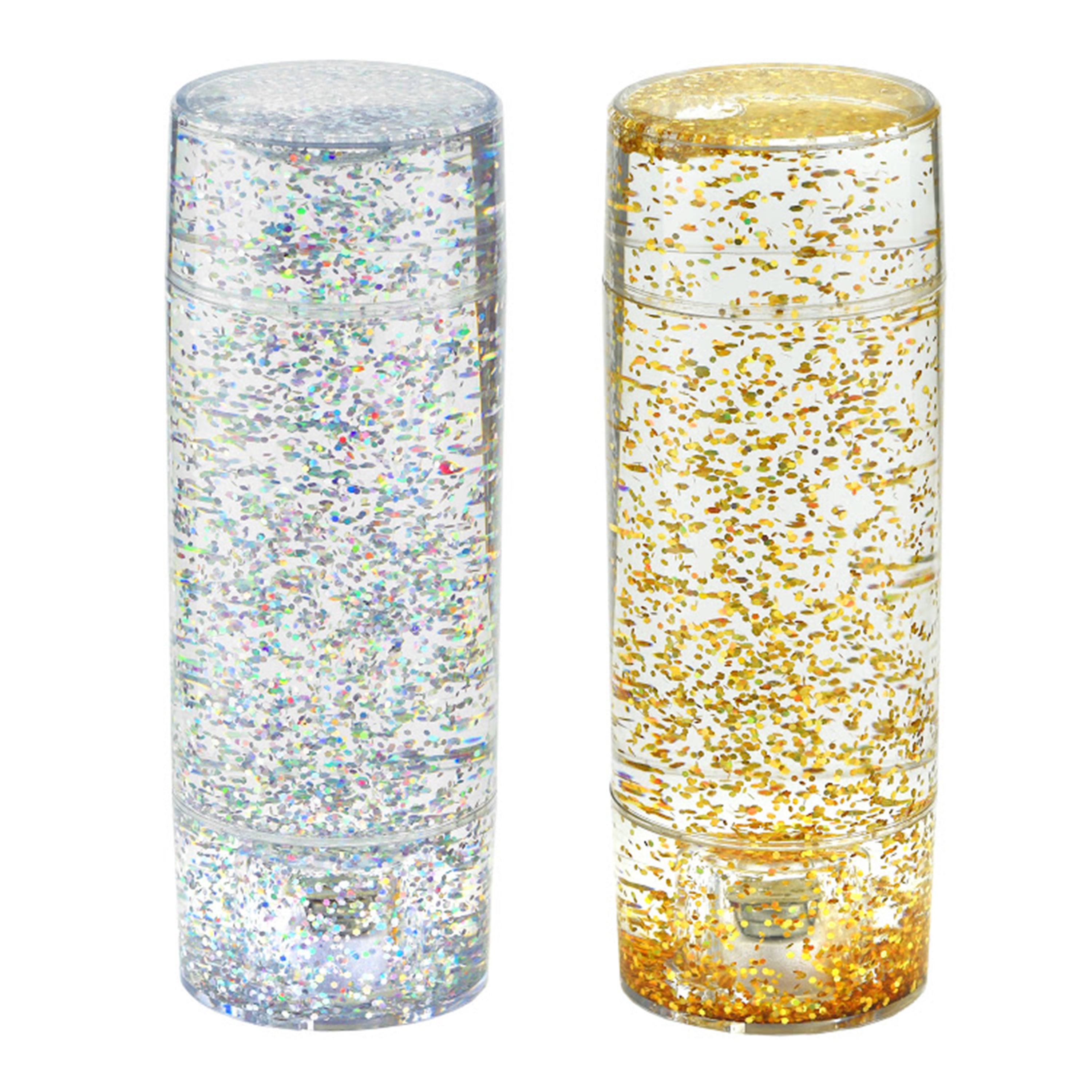 Glitter LED Calm Down Jar - 2 Pack