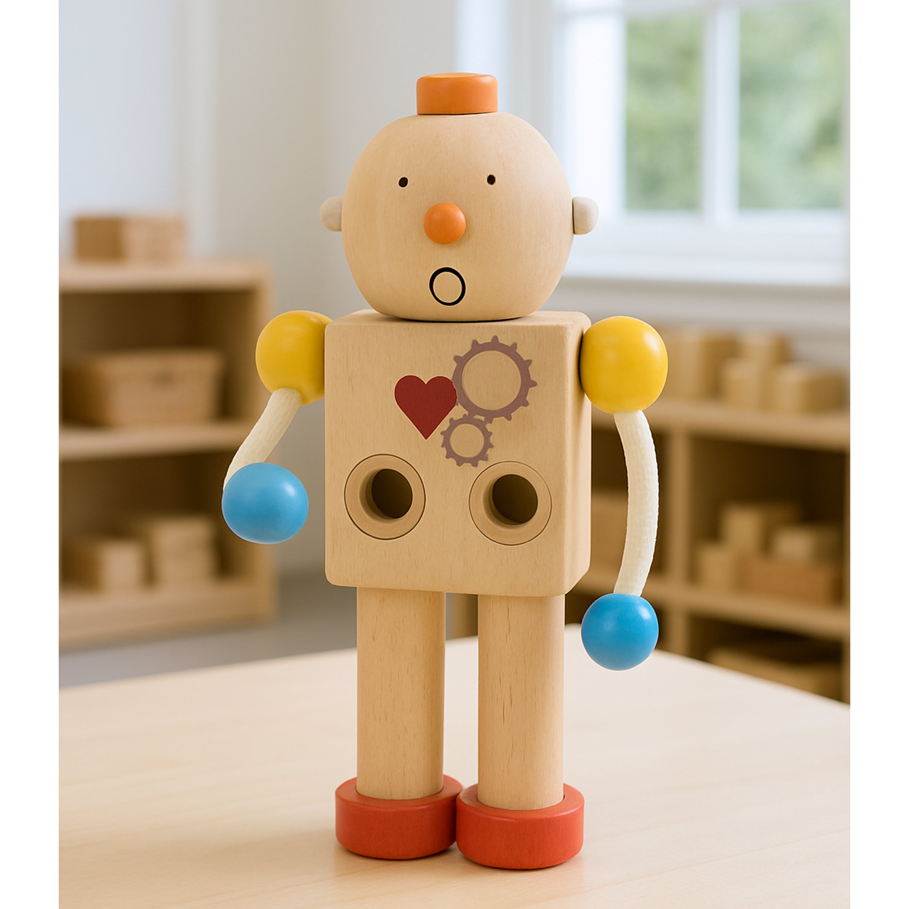 Build-A-Robot Emotion Learning Toy | Sustainable Wooden Toy
