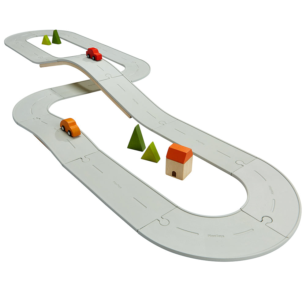 Large Rubber Road & Rail Set