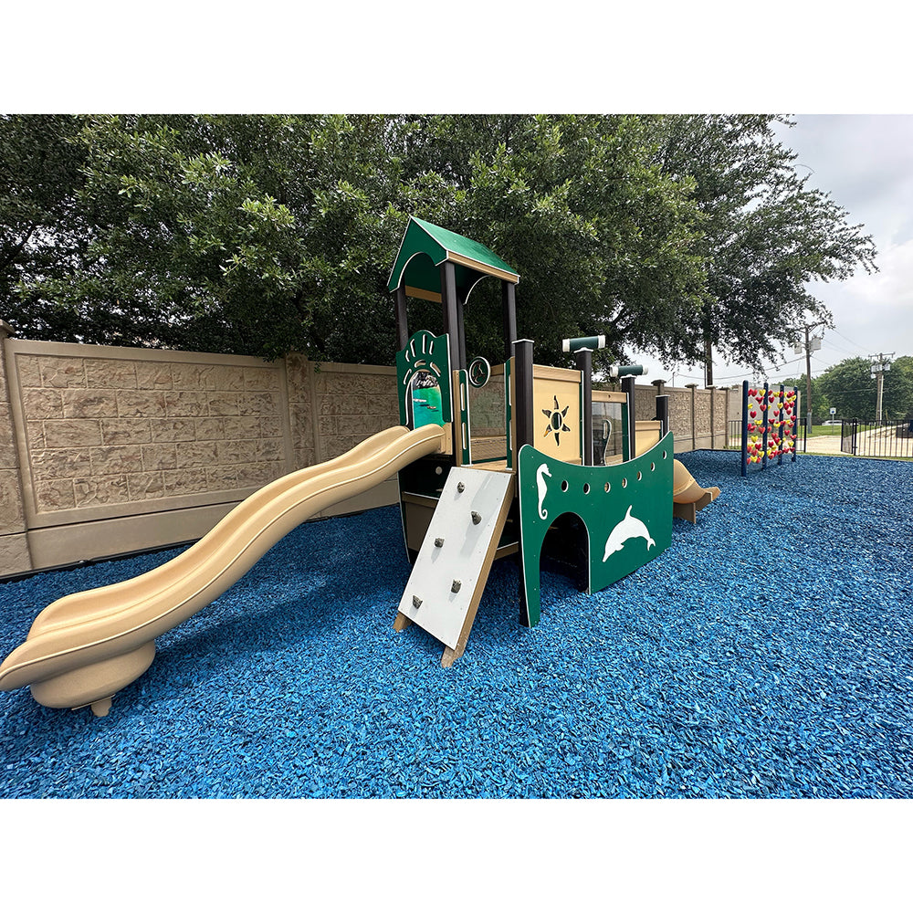 Another View of Beach Boat Themed Preschool Playground Equipment