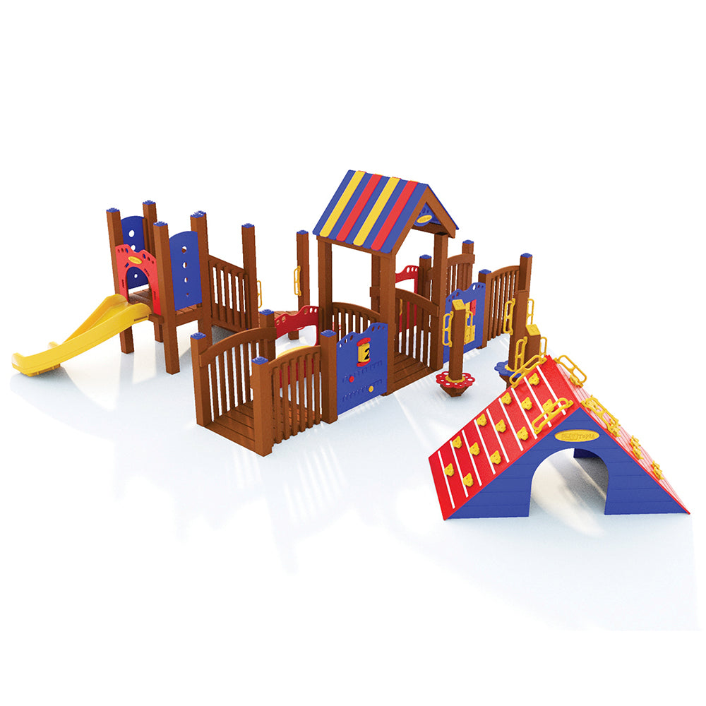 Topia System 220 Playground Structure in Primary Colors
