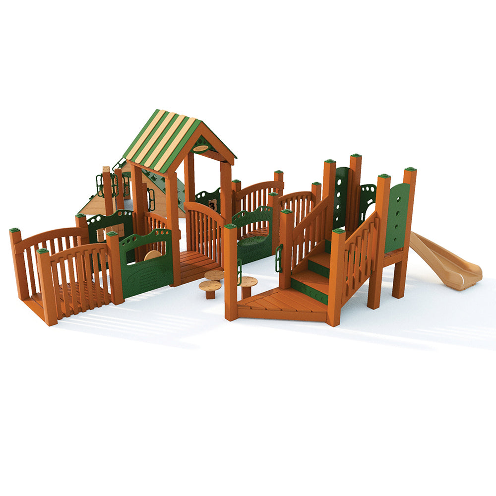 Natural Colored Topia System 220 Playground