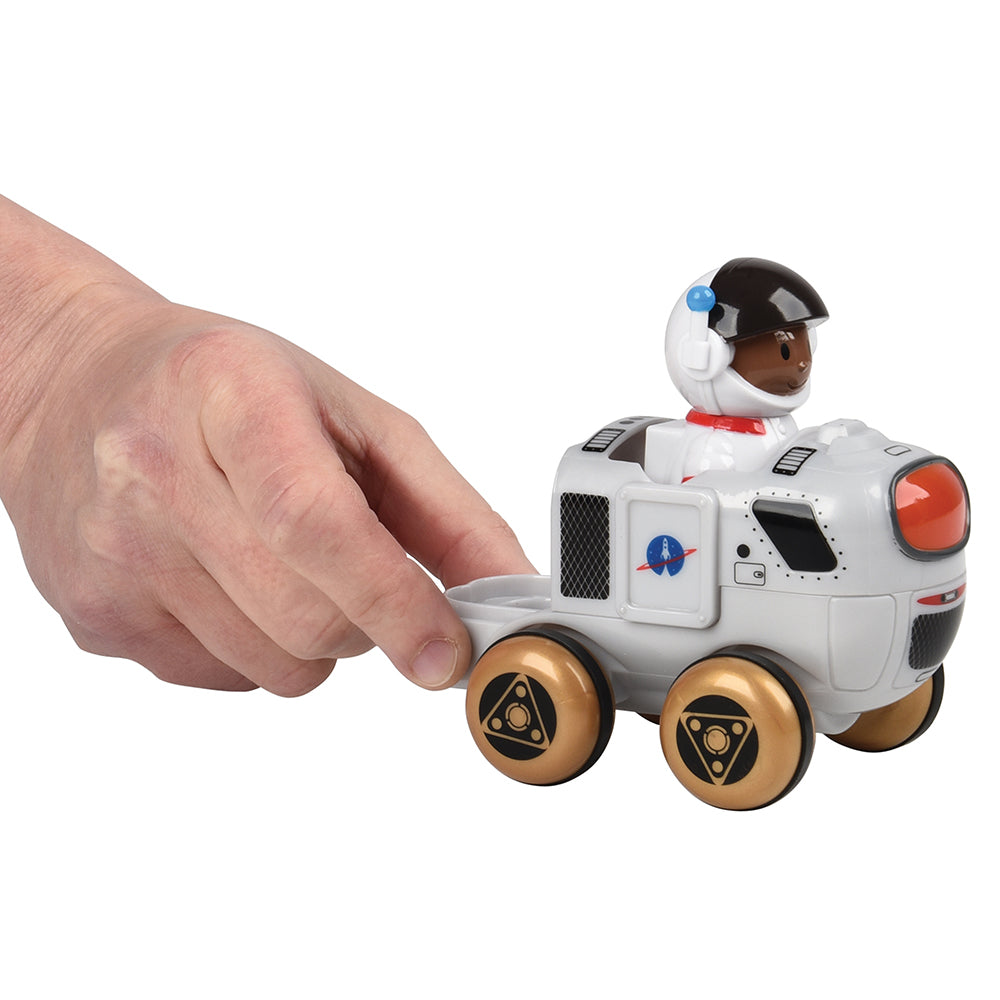 Astronaut on Push-to-Go Rover