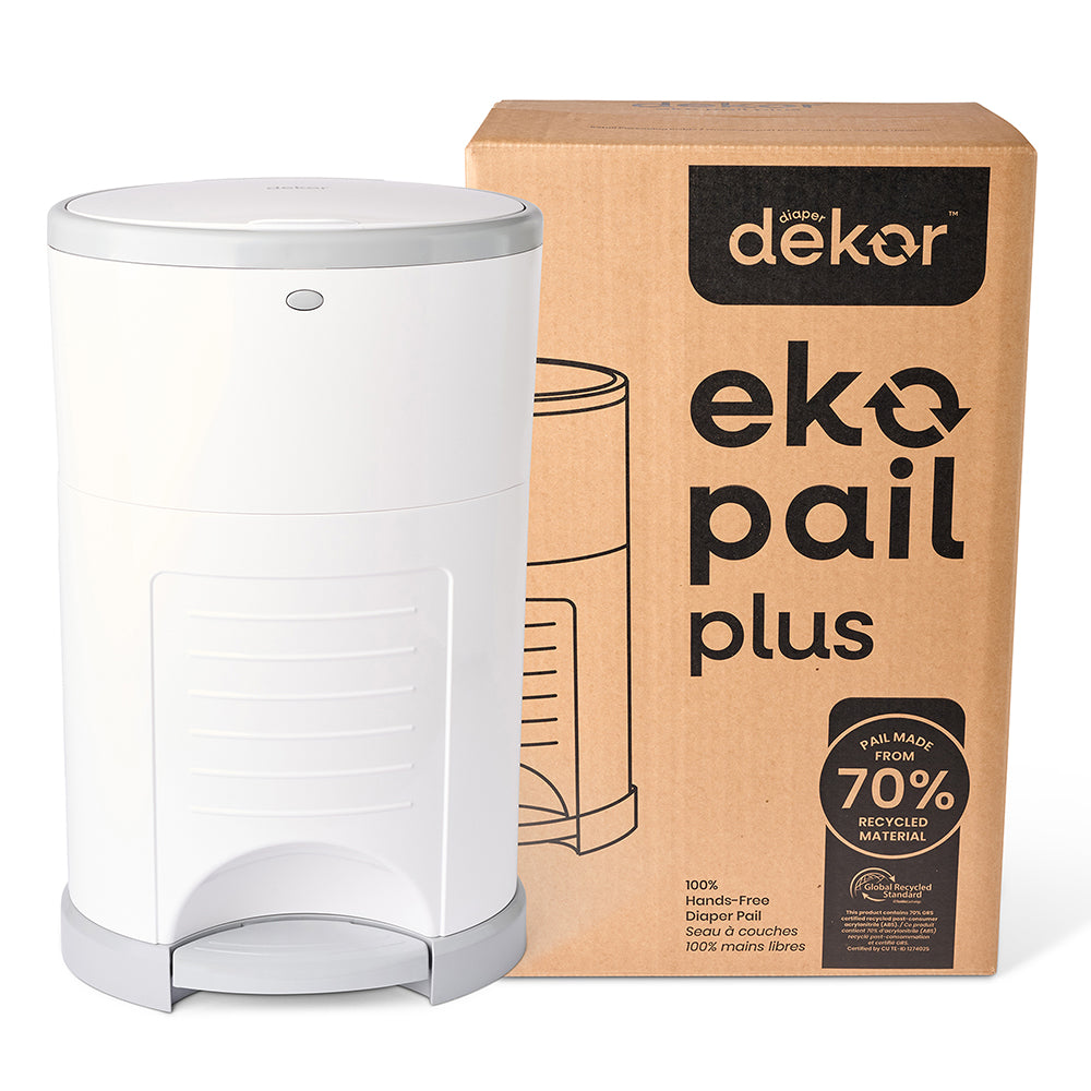 Dekor Eko Plus Diaper Pail | Hands-Free, Odor-Controlled, Eco-Friendly for Classrooms