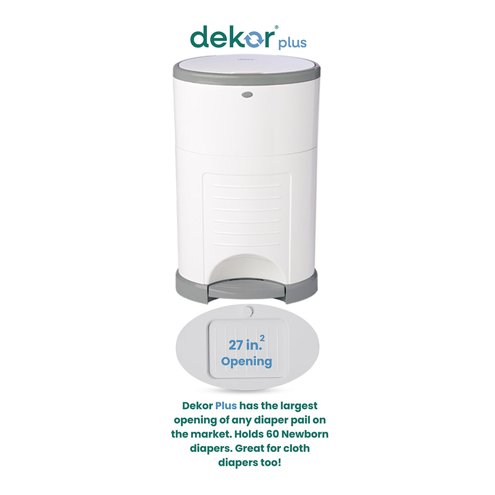 Depiction of Opening of Dekor Eko Plus Diaper Pail