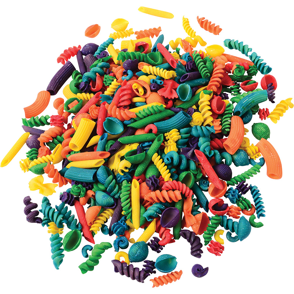 Multi-Colored Macaroni Shapes