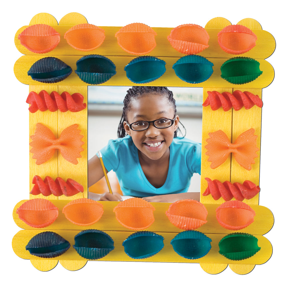 Picture Frame Design with Macaroni Shapes