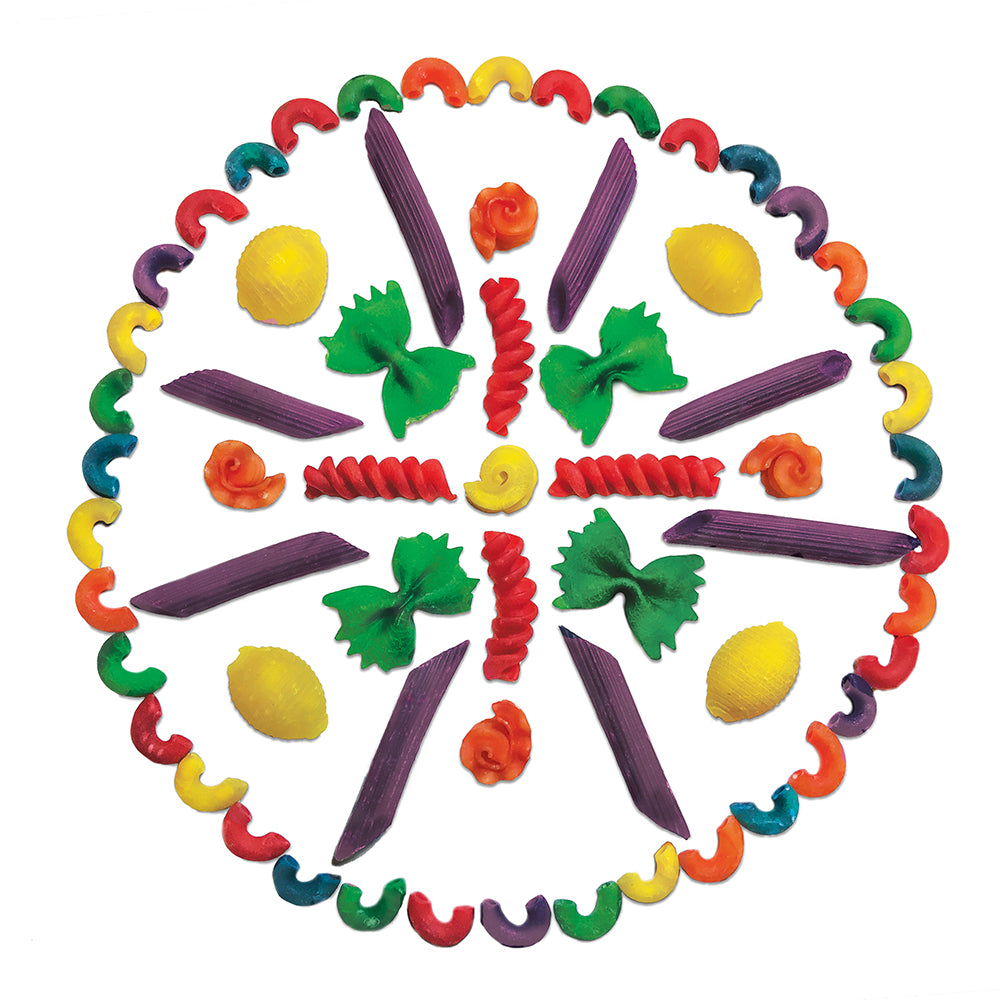 Multi-Colored Macaroni Shapes