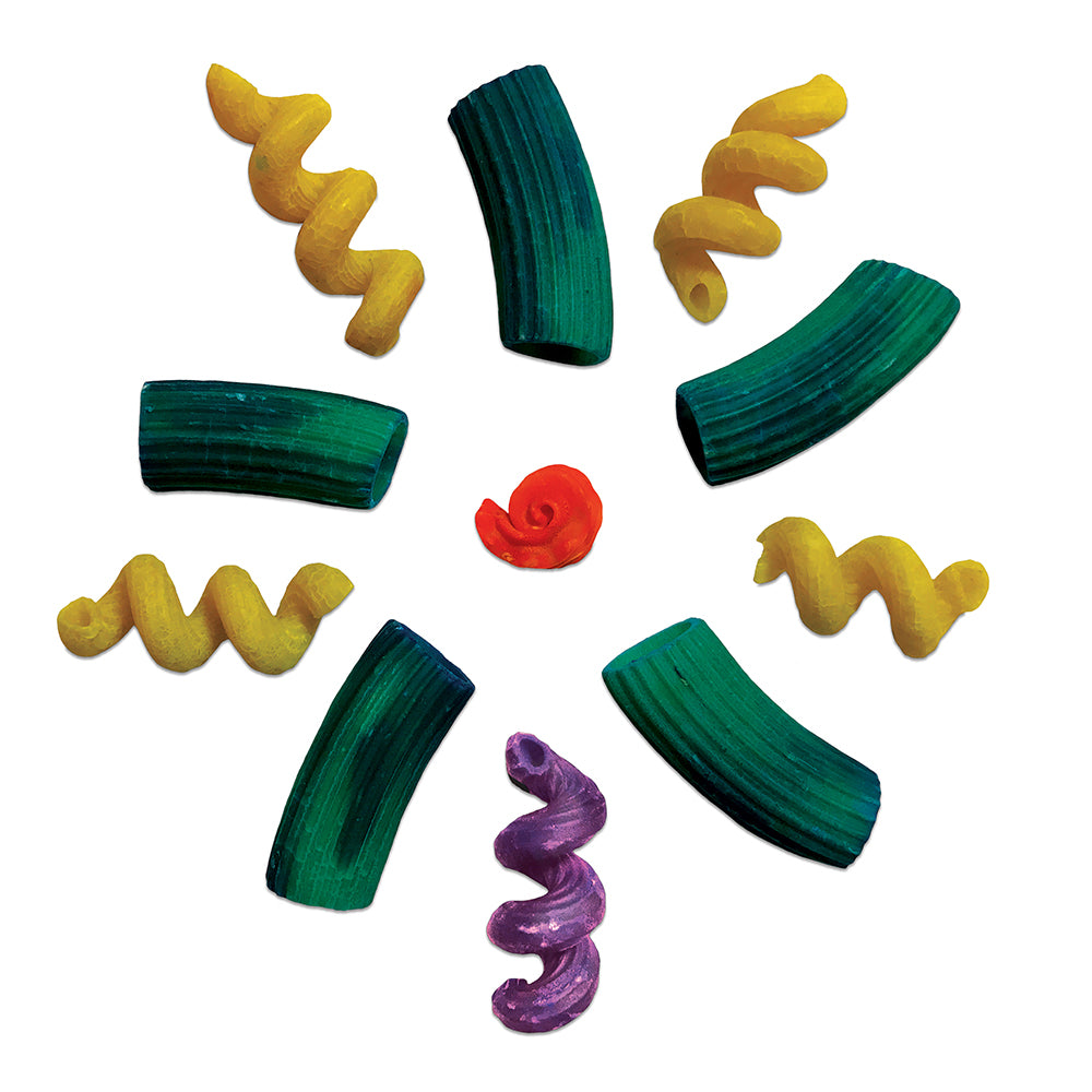 Multi-Colored Macaroni Shapes