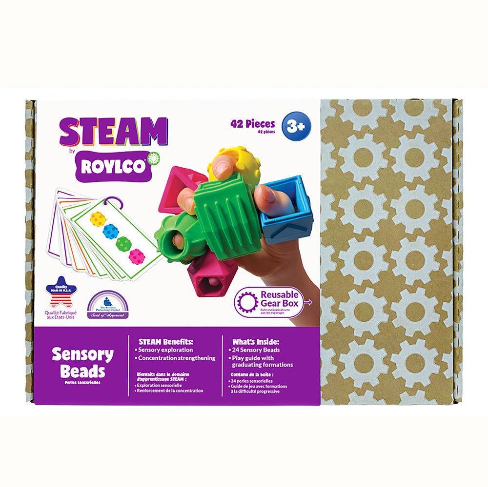 Roylco Sensory Beads Packaging