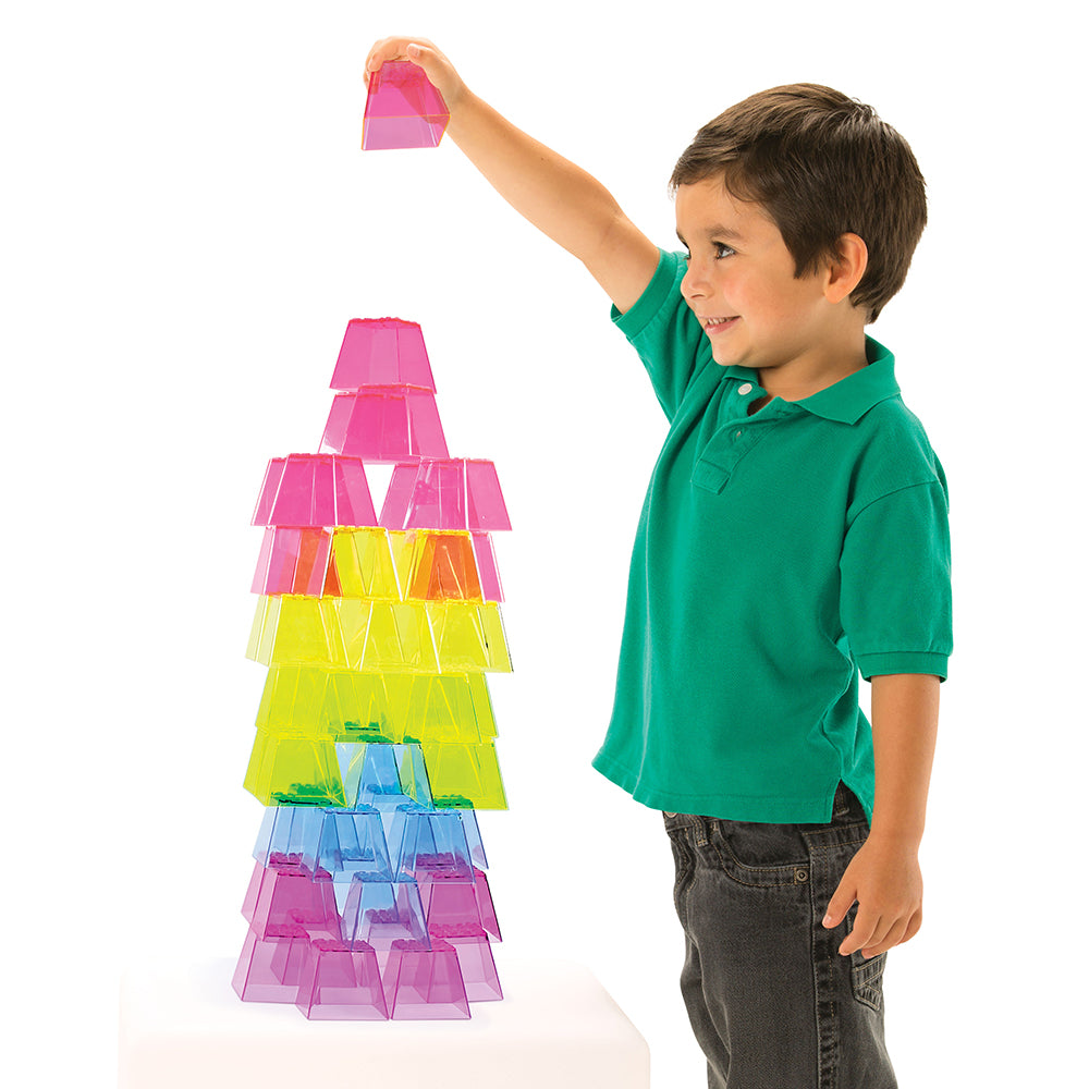 Crystal Color Stacking Cups