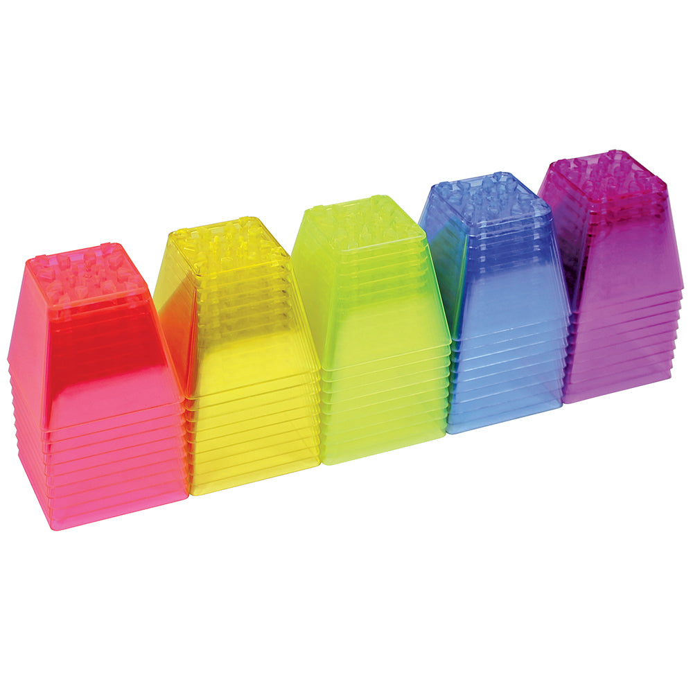 Crystal Color Stacking Cups